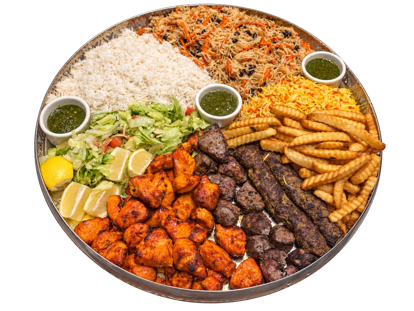 Afghan Kabob Cafe kabob platter